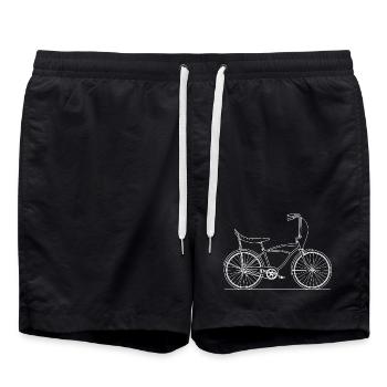 Un Bonanza classique comme design culte - Short de bain - noir - Devant - AI Model Male 185 light (185cm)