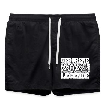 2022 - Short de bain - noir - Devant - AI Model Male 185 light (185cm)