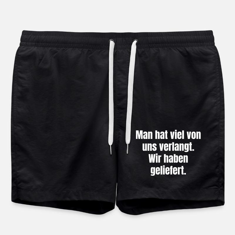 Much to ask. We delivered. - Swim Trunks - black