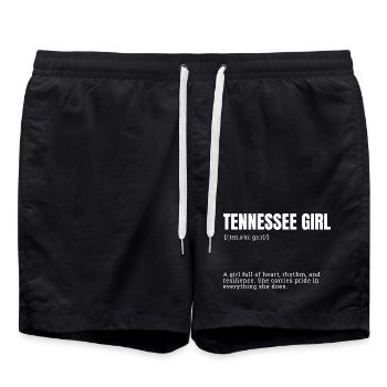 Tennessee Girl : Fierté du rythme cardiaque - Short de bain - noir - Devant - AI Model Male 185 light (185cm)