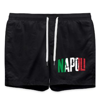 Napoli Italy Naples - Swim Trunks - black - Front - AI Model Male 185 light (185cm)
