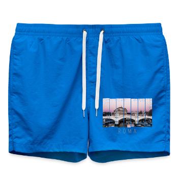 Rome Rétro Italie Souvenir Vintage Sunset - Short de bain - cobalt blue - Devant