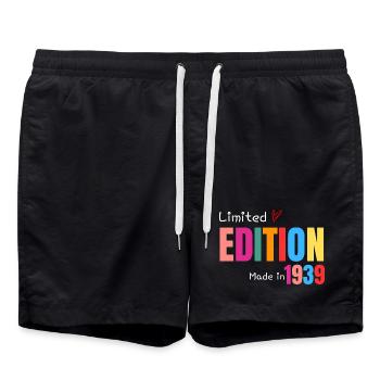 Limited edition Made in 1939 - Swim Trunks - black - Front - AI Model Male 185 light (185cm)