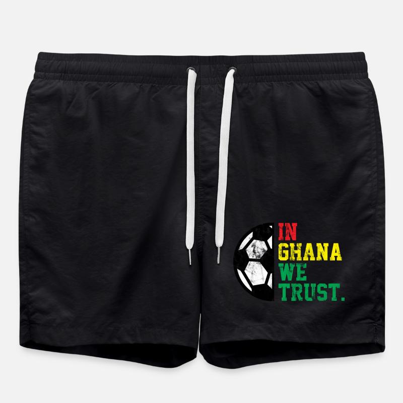 Au Ghana, nous avons confiance - Short de bain - noir