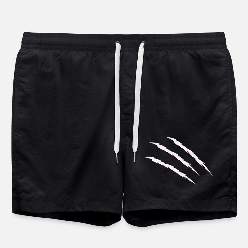 krallen_scars - Swim Trunks - black