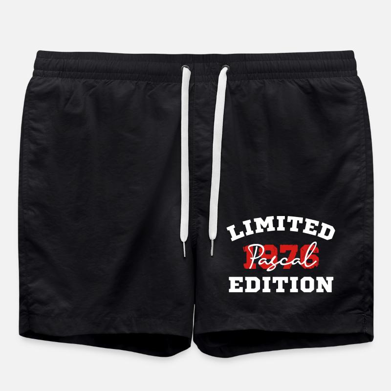 Limitierte Ausgabe Pascal 1976 - Badeshorts - Schwarz