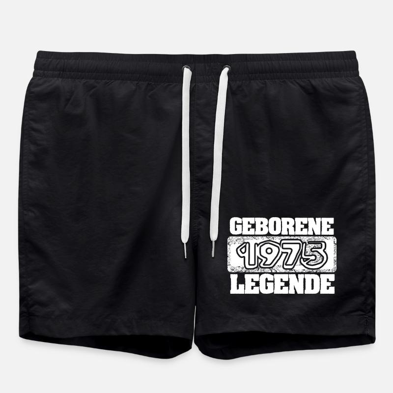 1975 - Badeshorts - Schwarz