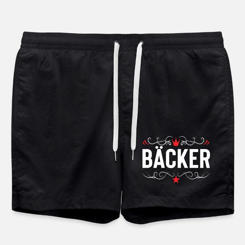 Métier de boulanger - Short de bain - noir