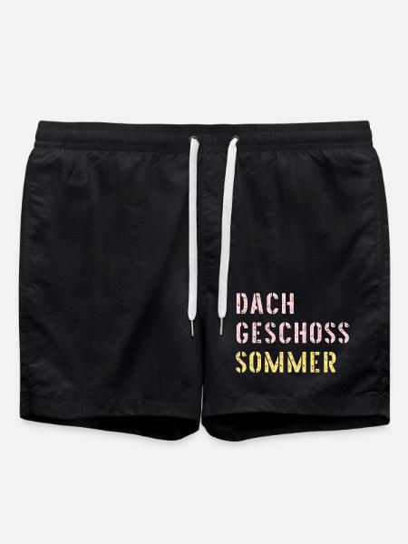 Dachgeschoss Sommer Hitze - Badeshorts - Schwarz