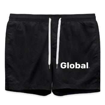 Global - Short de bain - noir - Devant - AI Model Male 185 light (185cm)