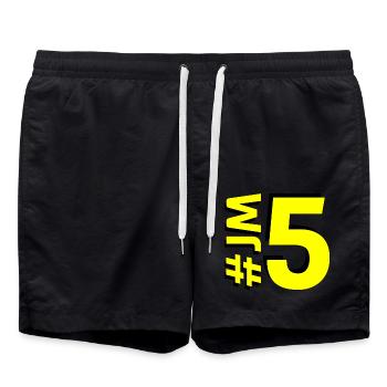 JM5-KARTON - Badeshorts - Schwarz - Vorne - AI Model Male 185 light (185cm)