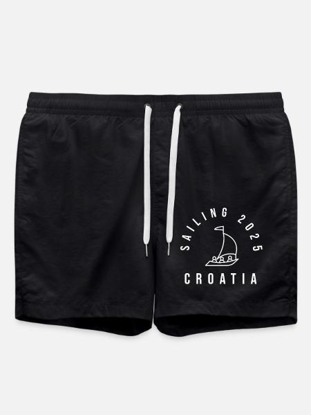 sailing croatia 2025a - Badeshorts - Schwarz