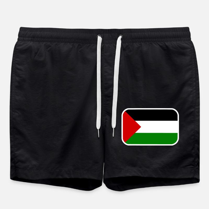 Free palestine - Short de bain - noir