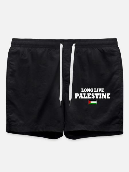 Long live palestine - Swim Trunks - black