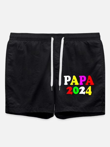 Papa 2024 - Swim Trunks - black