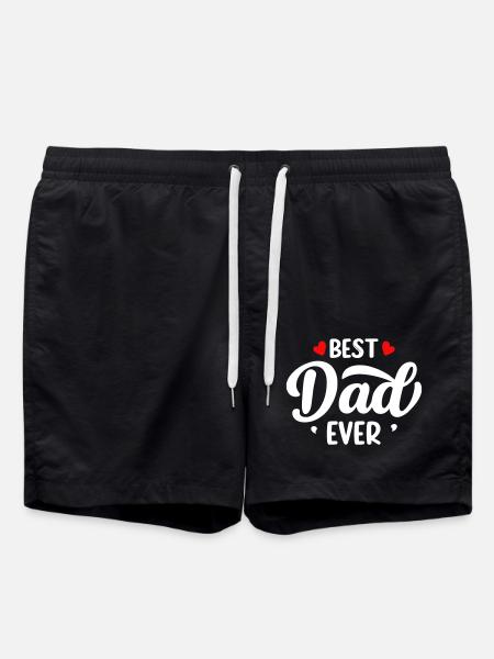 Best dad ever - Swim Trunks - black