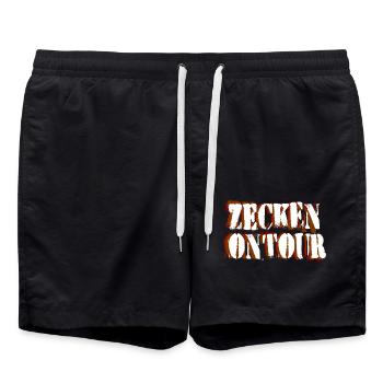 Tiques en tournée - Short de bain - noir - Devant - AI Model Male 185 light (185cm)