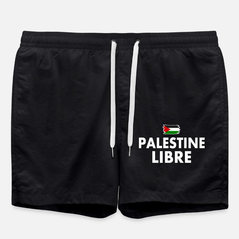 palestine libre - Short de bain - noir