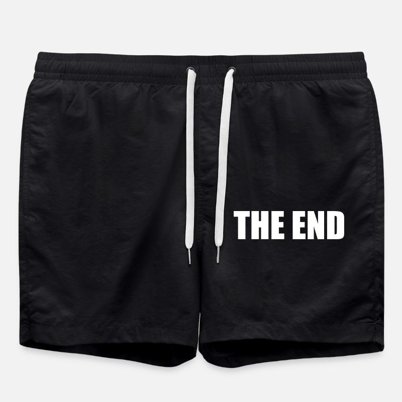 The end - Swim Trunks - black