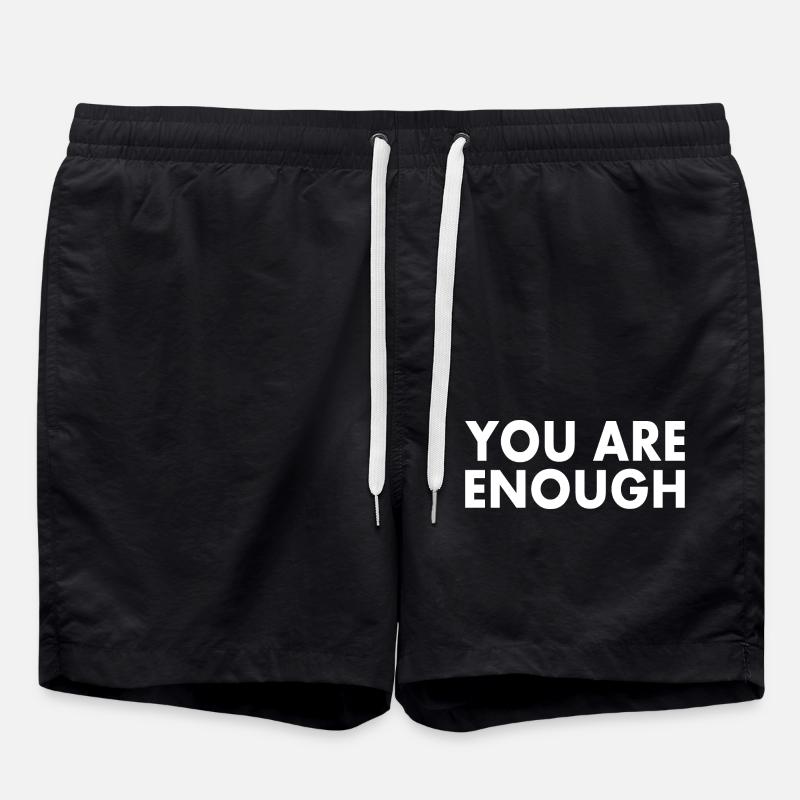You are enough - Short de bain - noir