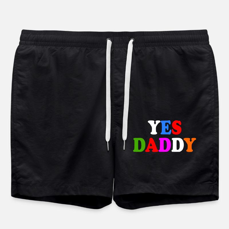 Yes daddy - Badeshorts - Schwarz