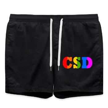 Csd - Swim Trunks - black - Front - AI Model Male 185 light (185cm)