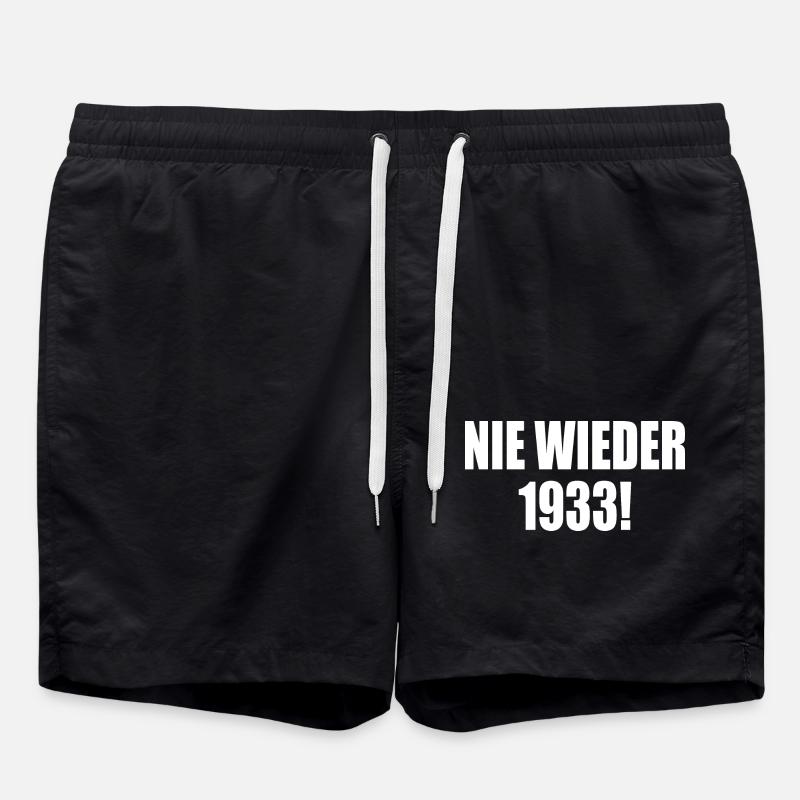 Never again 1933 - Swim Trunks - black