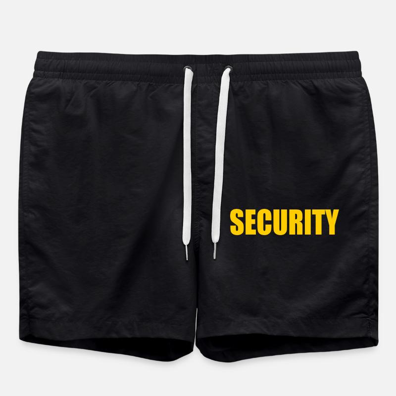 Security - Badeshorts - Schwarz