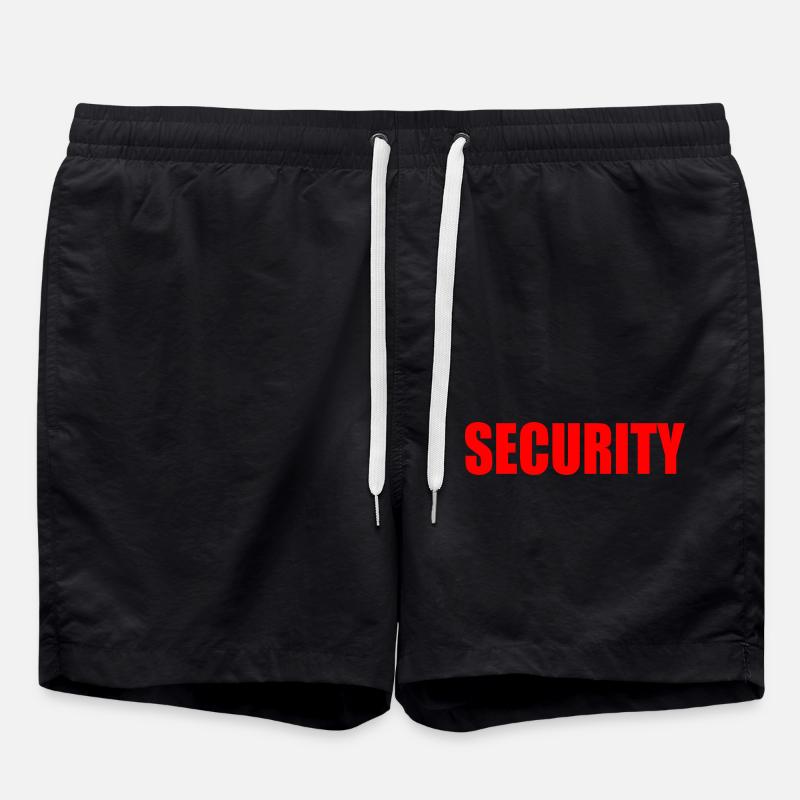 Security - Badeshorts - Schwarz