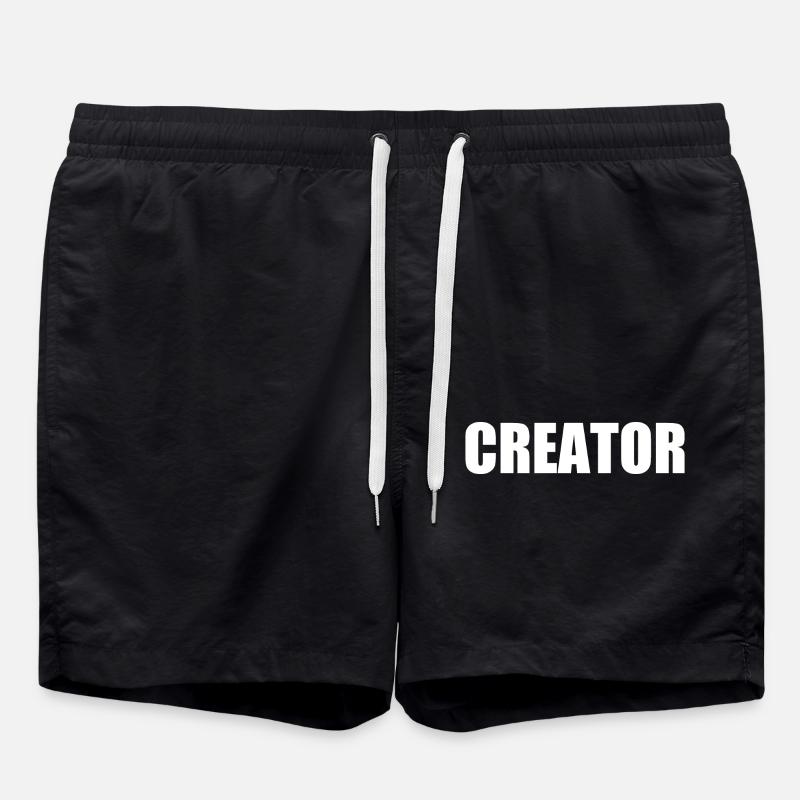 Creator - Badeshorts - Schwarz