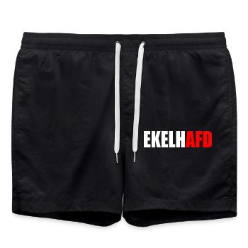 ekelhafd - Badeshorts - Schwarz - Vorne - AI Model Male 185 light (185cm)
