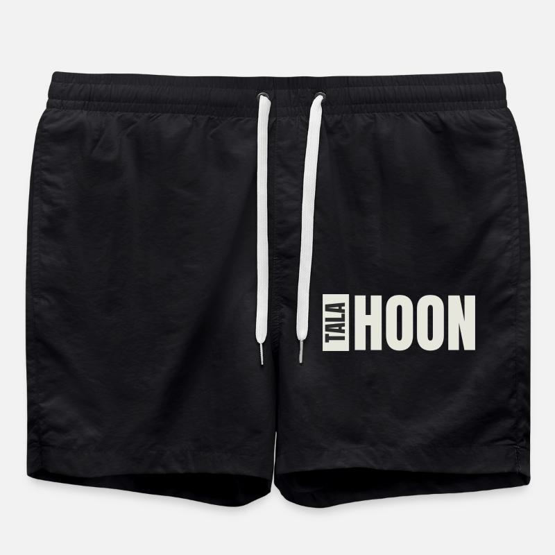 Talahoon Sign bright - Badeshorts - Schwarz
