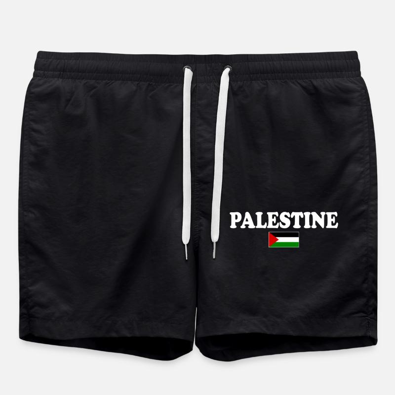 Palestine - Short de bain - noir