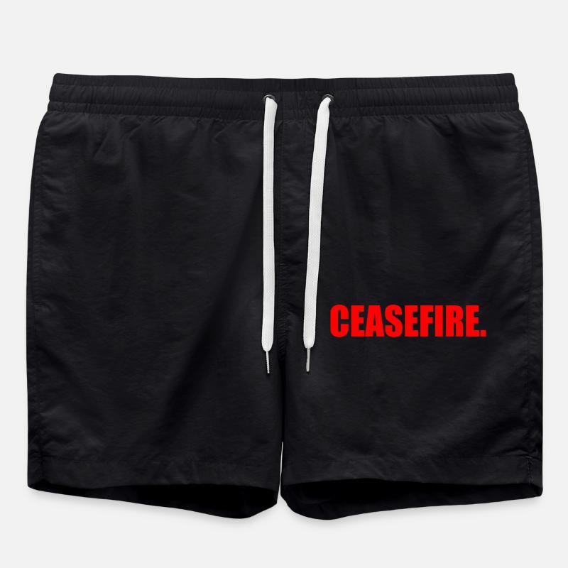 Ceasefire - Swim Trunks - black