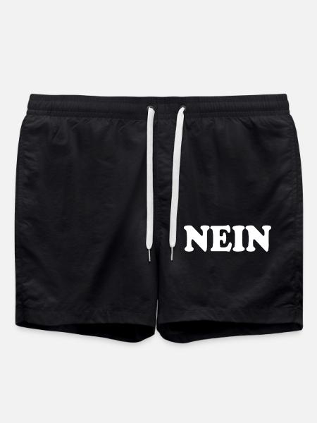 Nein - Badeshorts - Schwarz