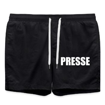 Presse - Swim Trunks - black - Front - AI Model Male 185 light (185cm)