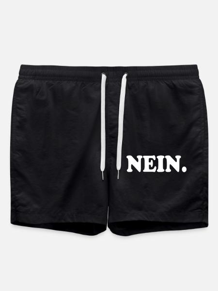 Nein - Badeshorts - Schwarz