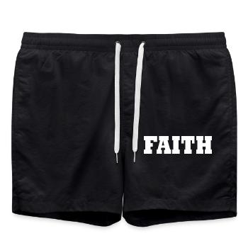 Faith - Swim Trunks - black - Front - AI Model Male 185 light (185cm)