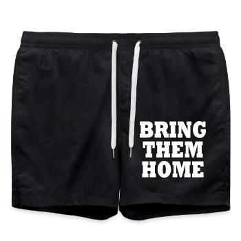 Bring them home - Short de bain - noir - Devant - AI Model Male 185 light (185cm)