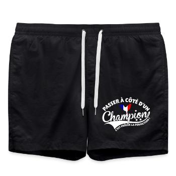 Champion Perfection - Short de bain - noir - Devant - AI Model Male 185 light (185cm)