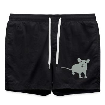 Rat - Short de bain - noir - Devant - AI Model Male 185 light (185cm)