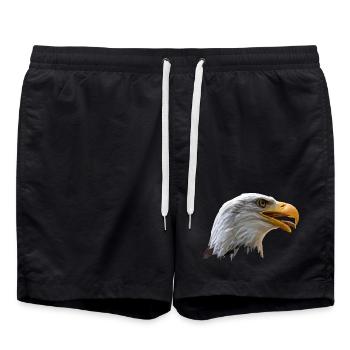 Aigle à tête blanche - Short de bain - noir - Devant - AI Model Male 185 light (185cm)