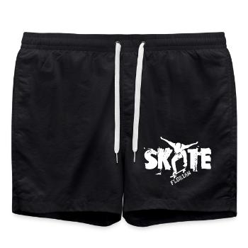 skate Florian Symbol - Badeshorts - Schwarz - Vorne - AI Model Male 185 light (185cm)
