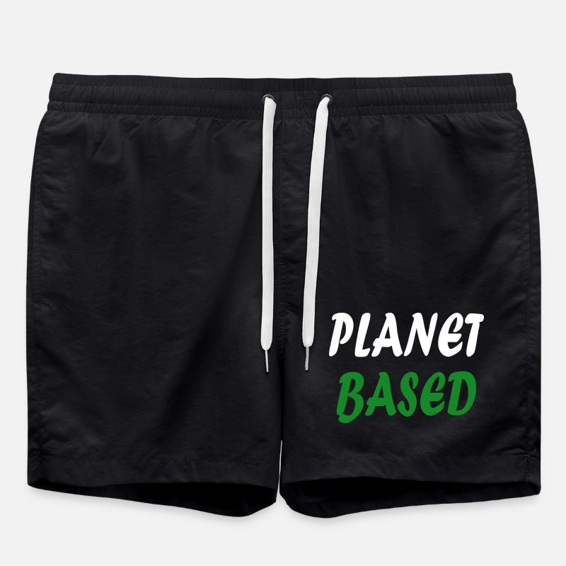 Planet based vegan - Swim Trunks - black