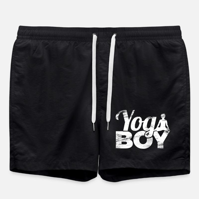 Garçon de yoga - Short de bain - noir
