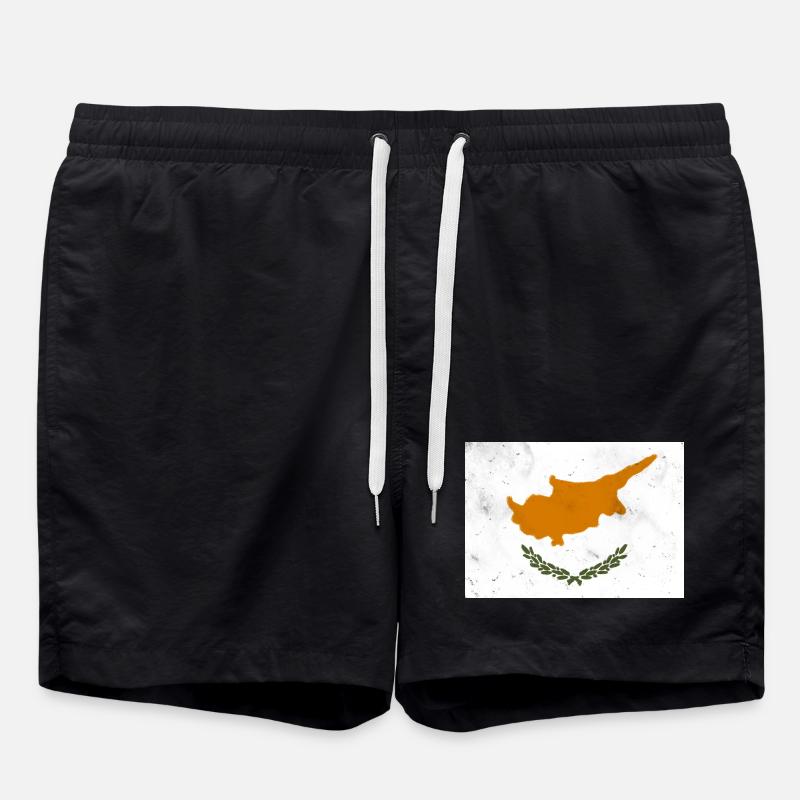 Drapeau de Chypre - Short de bain - noir