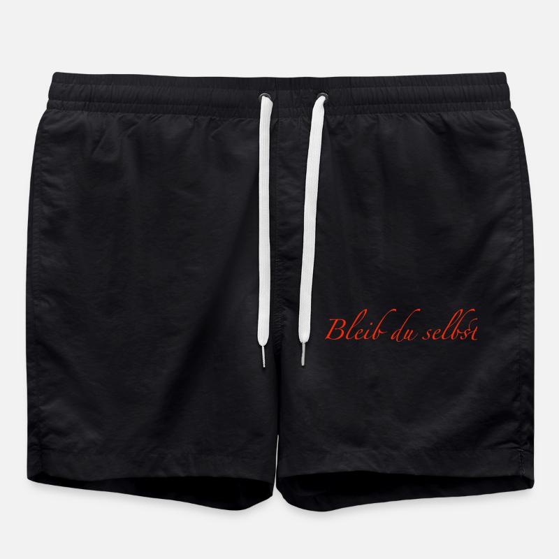 Stay yourself - Swim Trunks - black
