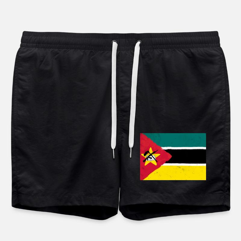 Drapeau du Mozambique - Short de bain - noir