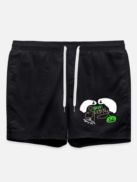 Restez effrayant - Short de bain - noir