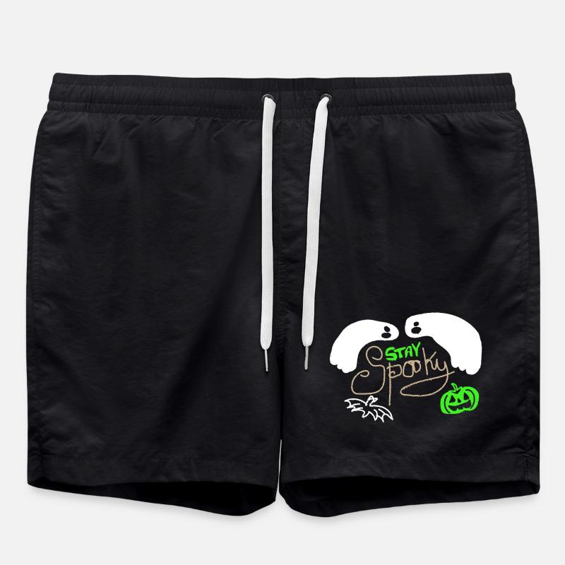 Stay Spooky - Badeshorts - Schwarz